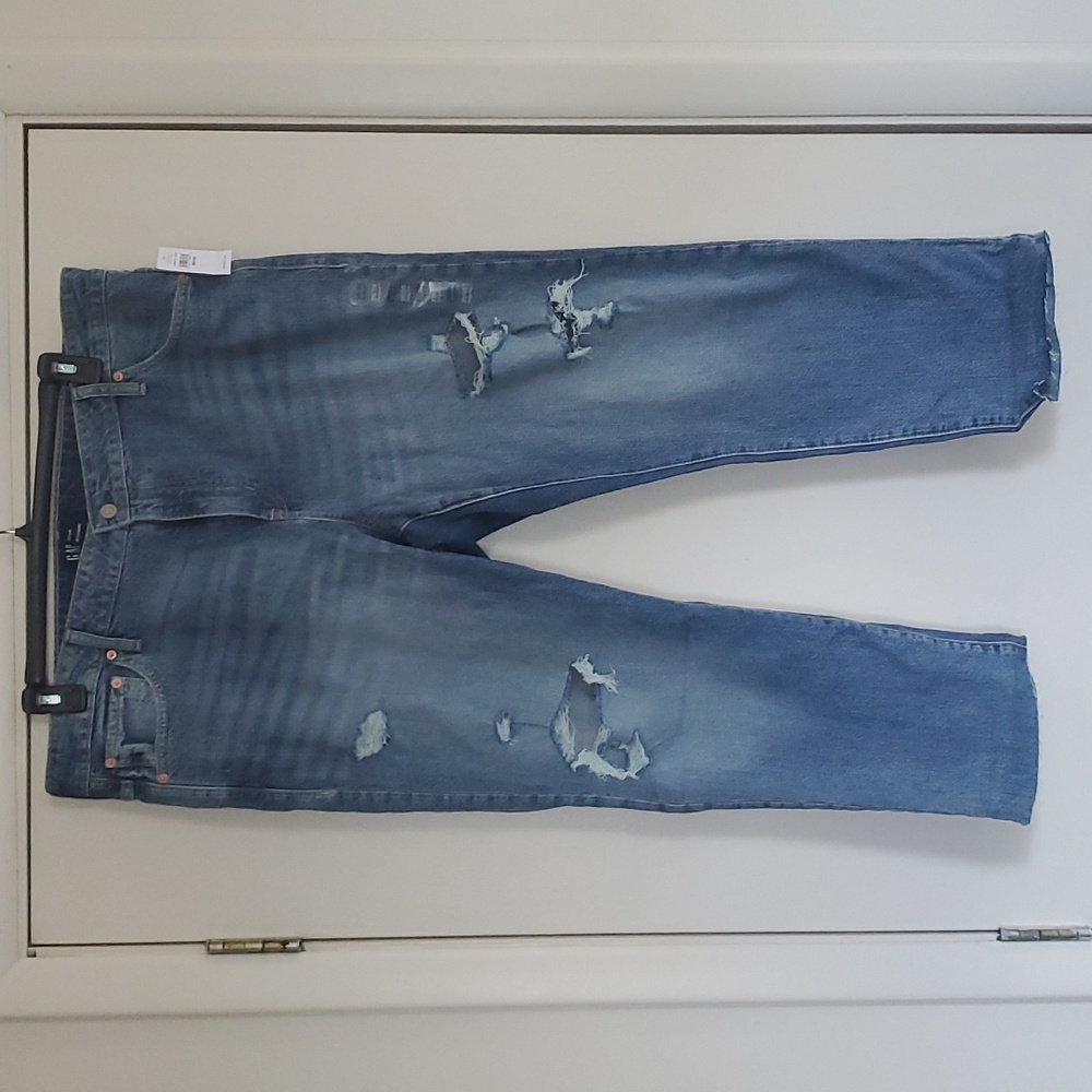 GAP Denim Universal Slim Distressed Boyfriend Ankle Jeans 20/35R